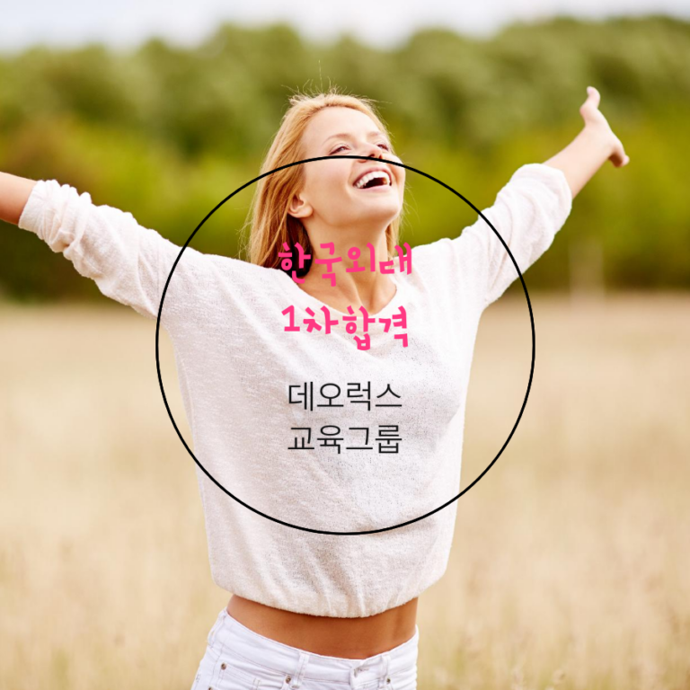 한국외대 학생부종합전형 합격