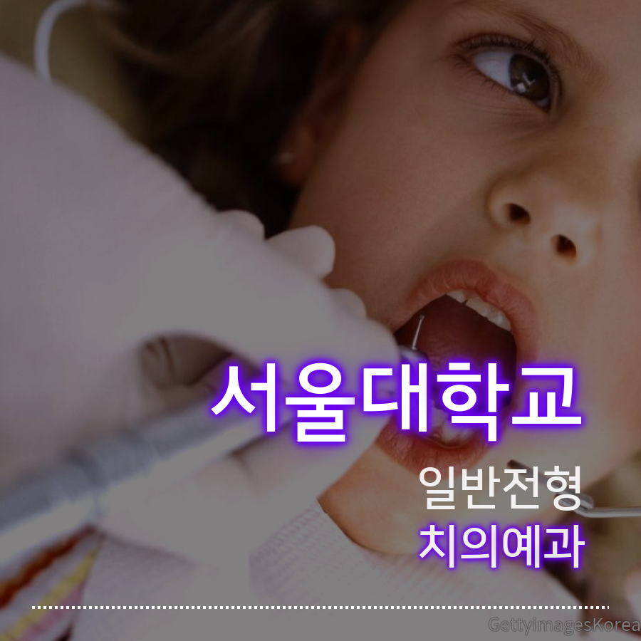 서울대학교 치의예과 일반전형 황00 학생 자기소개서 컨설팅