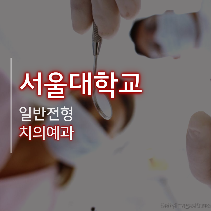서울대학교 치의예과 일반전형 장00 학생 자기소개서 컨설팅